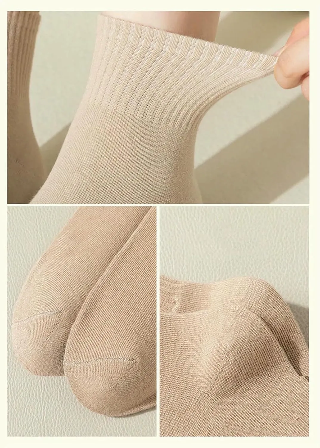 5 Pair Women'S Summer Solid Color Casual Breathable Sports Low Tube Short Socks