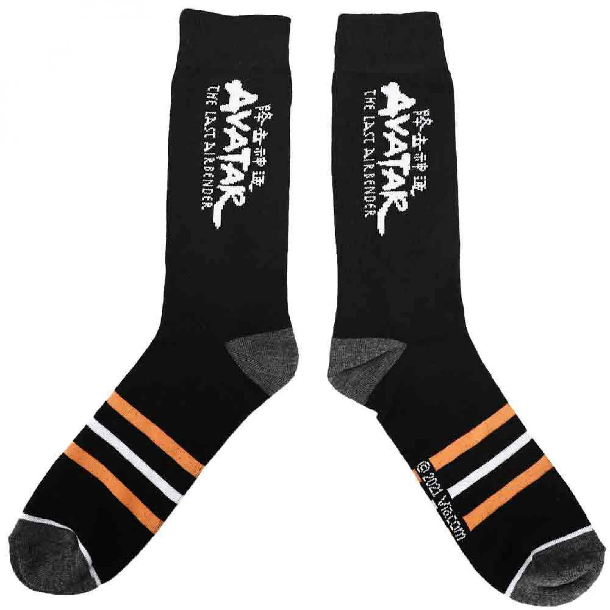 Avatar: The Last Airbender Nickelodeon Mixed Art Crew Socks 5-Pack