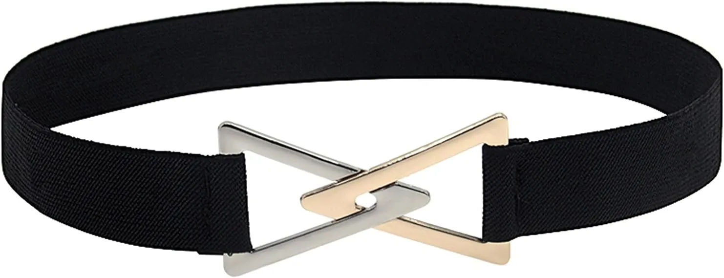 Belts Wide Fashion Elastic Waist Wide Buckle Dress Women Lady Belt Stretch Belt Belt for Skiing