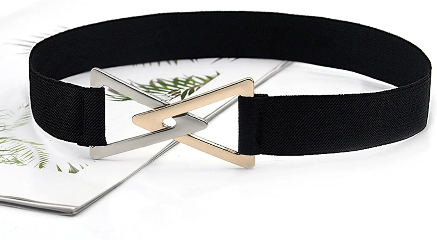Belts Wide Fashion Elastic Waist Wide Buckle Dress Women Lady Belt Stretch Belt Belt for Skiing