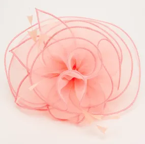 Cameo Pink Organza Fascinator