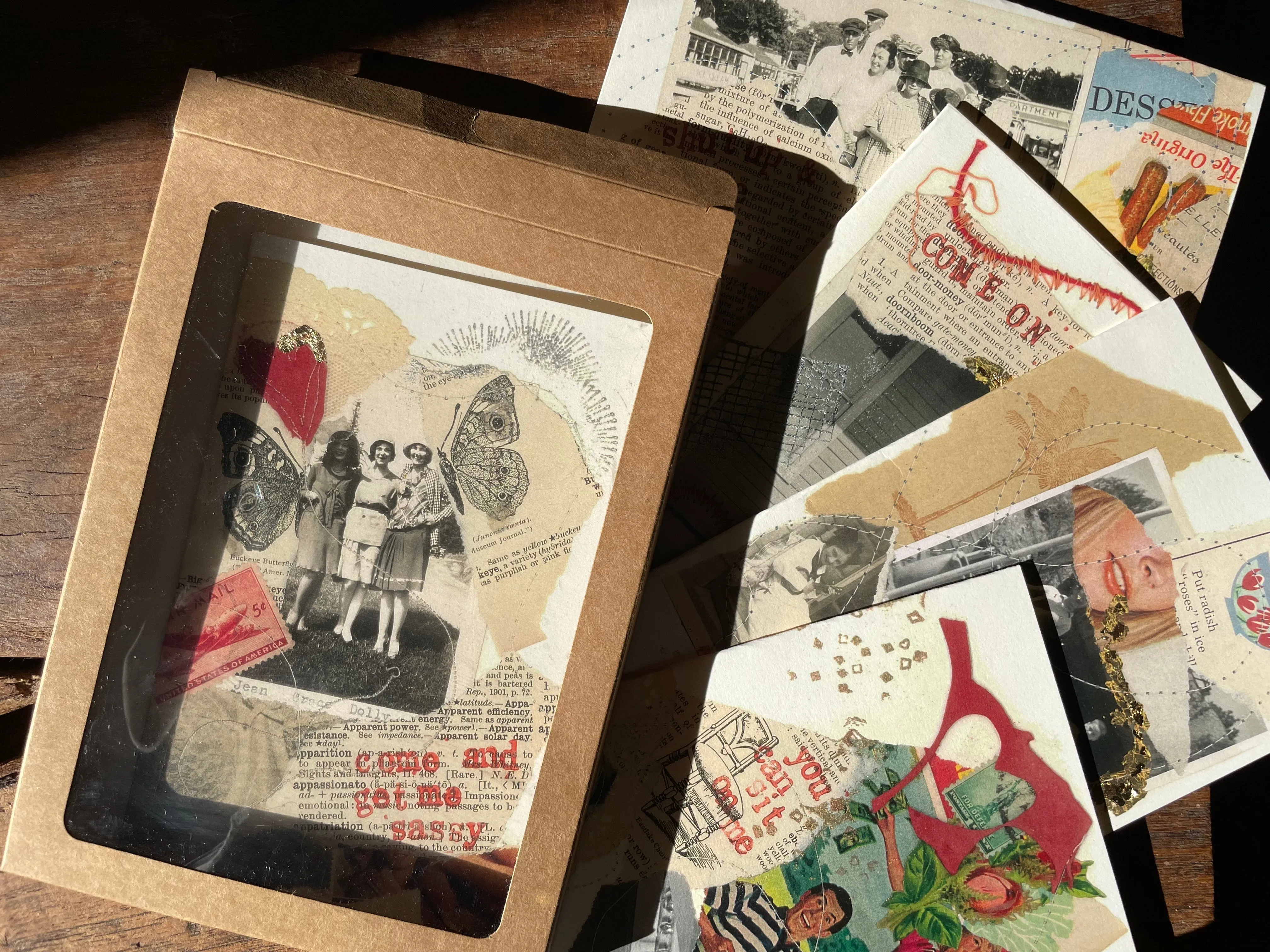 Carolyn's love pack of artistic printed cards