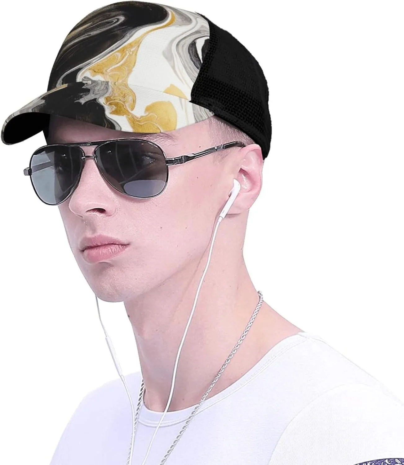 Cartoon Animal Baseball Cap Golf Dad Hat for Men and Women Adjustable Snapback Mesh-Back Outdoor Sport Trucker Hat