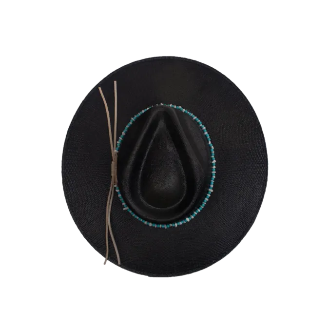 Charlie 1 Horse Midnight Toker Western Black Straw Hat CSMDNT-343607