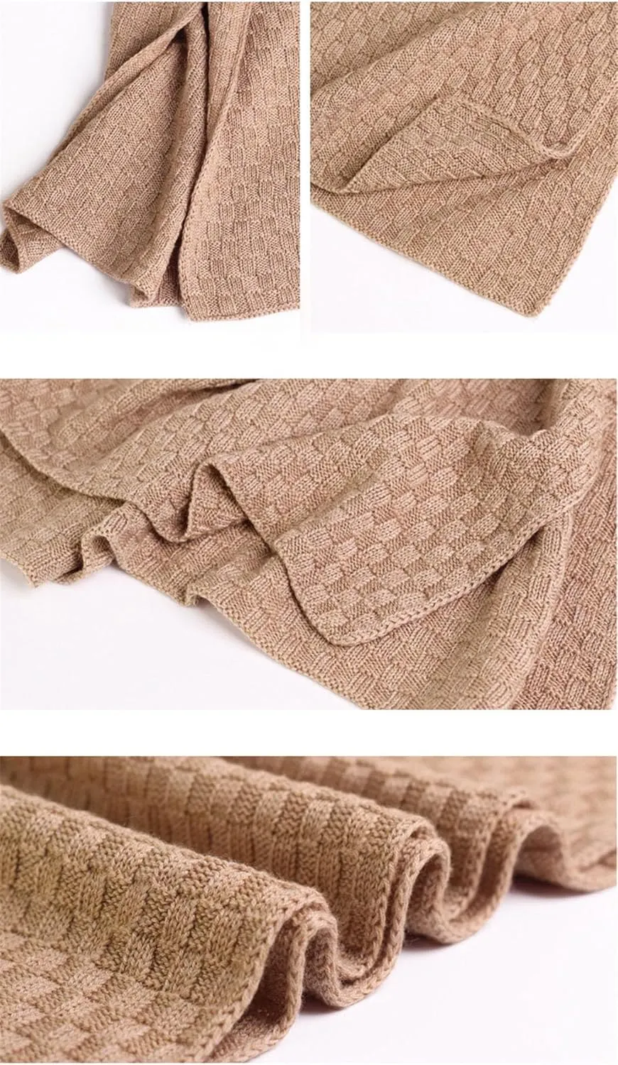 Dvbfufv Winter Women Warm Scarf Women Comfortable Knitted Solid Scarfs
