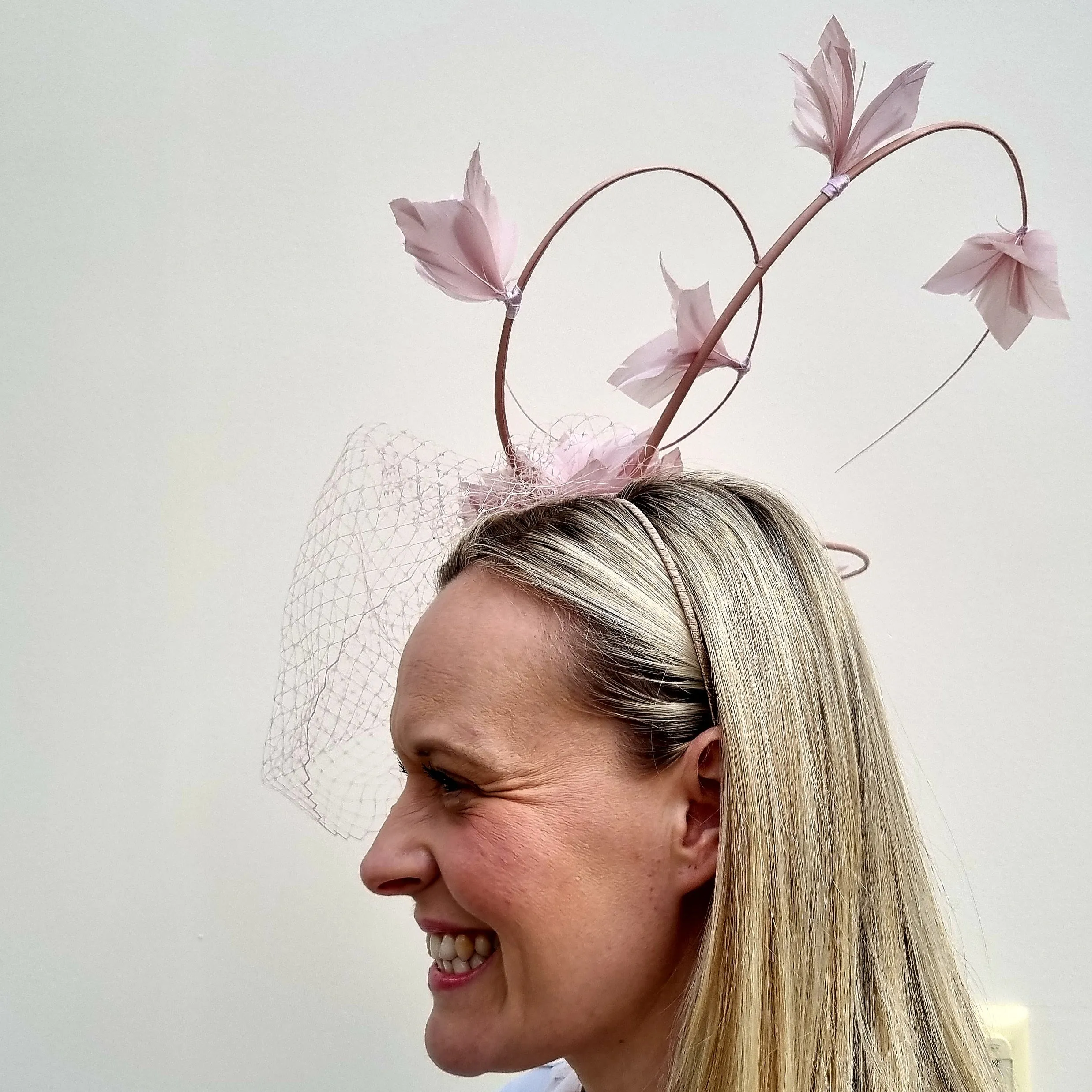 Failsworth Feather fascinator on Headband