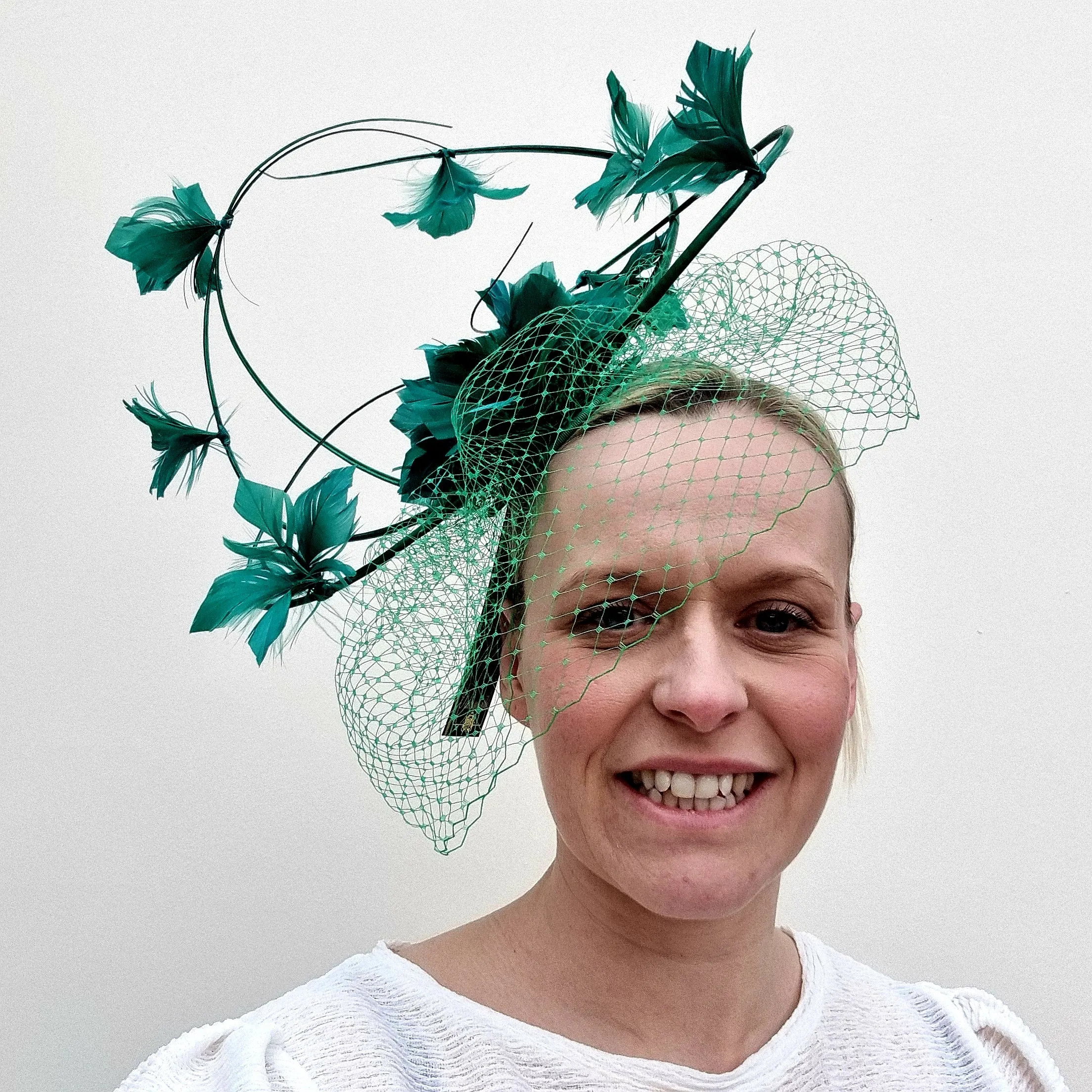 Failsworth Feather fascinator on Headband