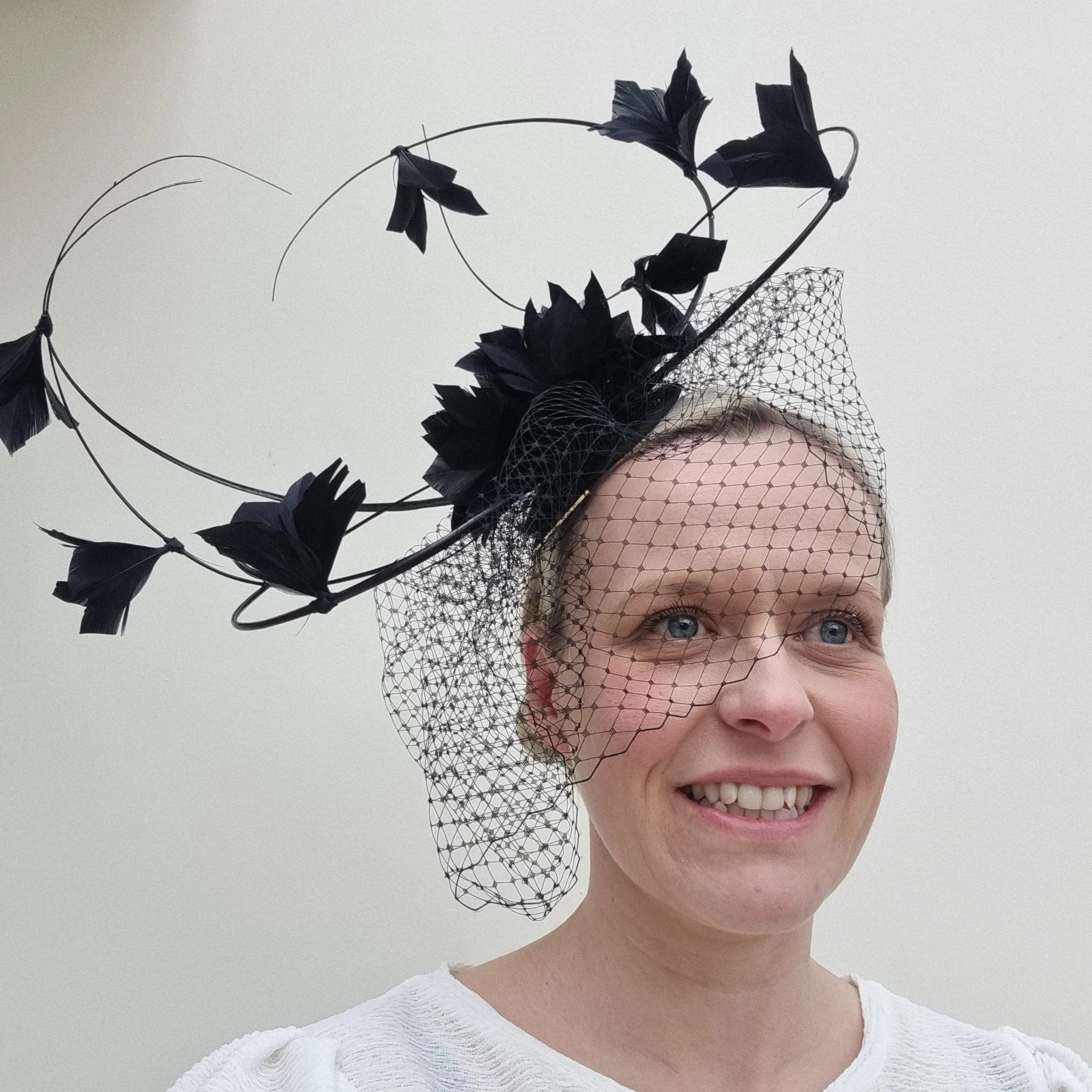 Failsworth Feather fascinator on Headband