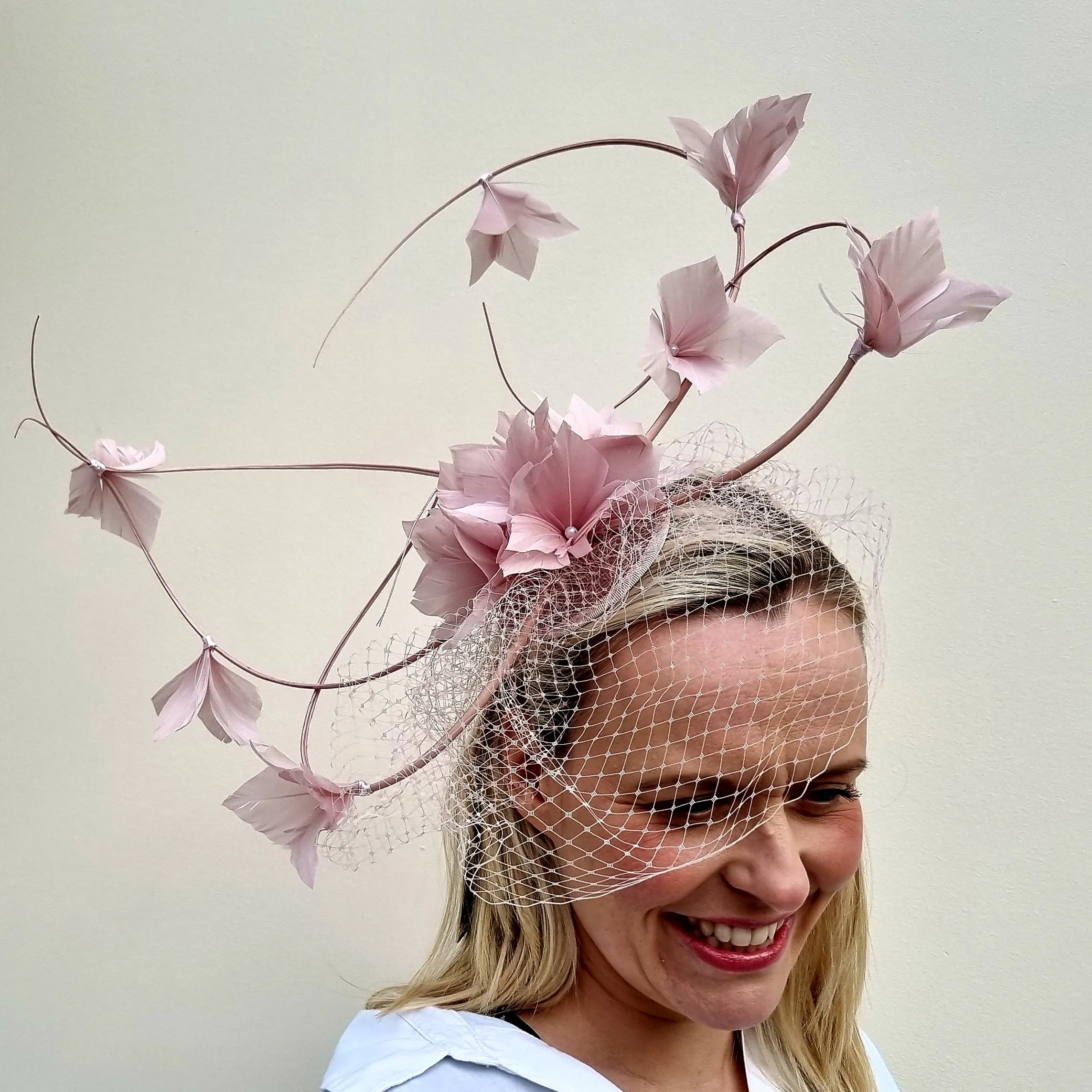 Failsworth Feather fascinator on Headband