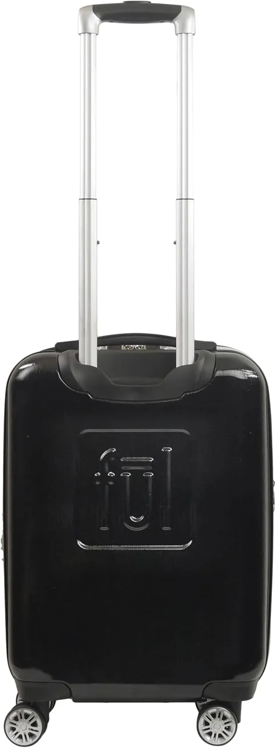 FUL Peanuts Snoopy and Woodstock Rolling Luggage, Hardshell Suitcase with Spinner Wheels, Black, Black, Ful Peanuts Snoopy and Woodstock Rolling Luggage, Hardshell Suitcase With Spinner Wheels