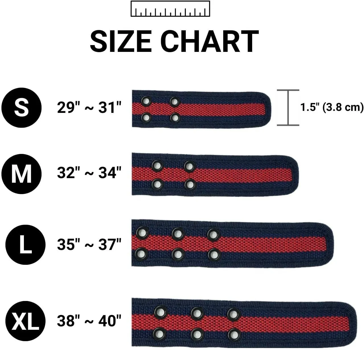 Funky Junque Premium Heavy Duty Tactical Belt - Father's Day Gift - with Double Prongs for Men & Women