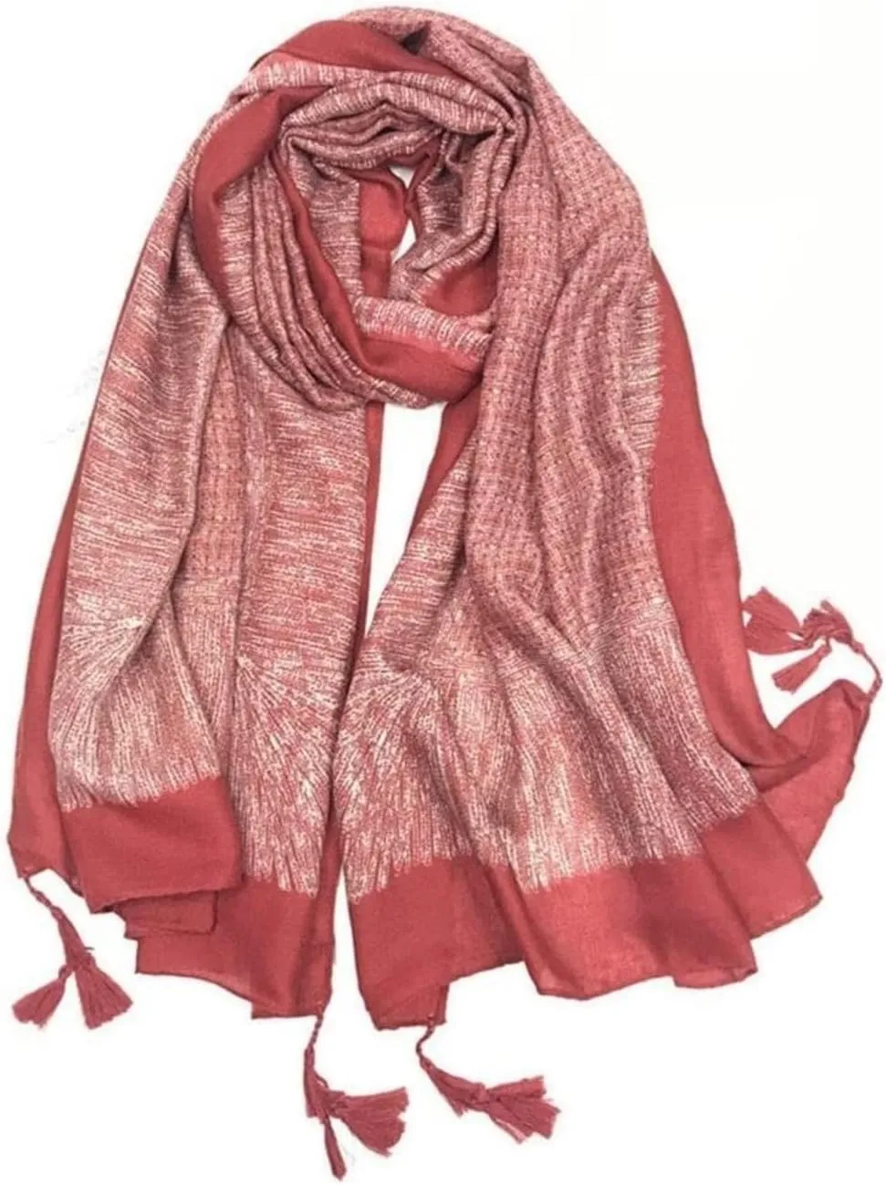 Habrur Scarf Scarves Scarves Shawl Soft Lightweight Cotton Linen Scarf with Tassels Neck Wrap Shawl Shawl Wrap (Color : Black, Size : 180 * 80cm)