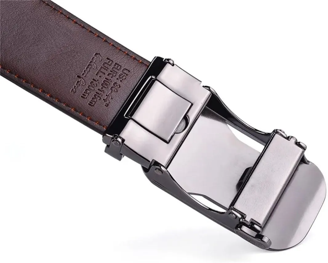 Hgvcfcv Genuine Leather Belts For Men Genuine Leather Belts For Men With Automatic Buckle Mens Belt