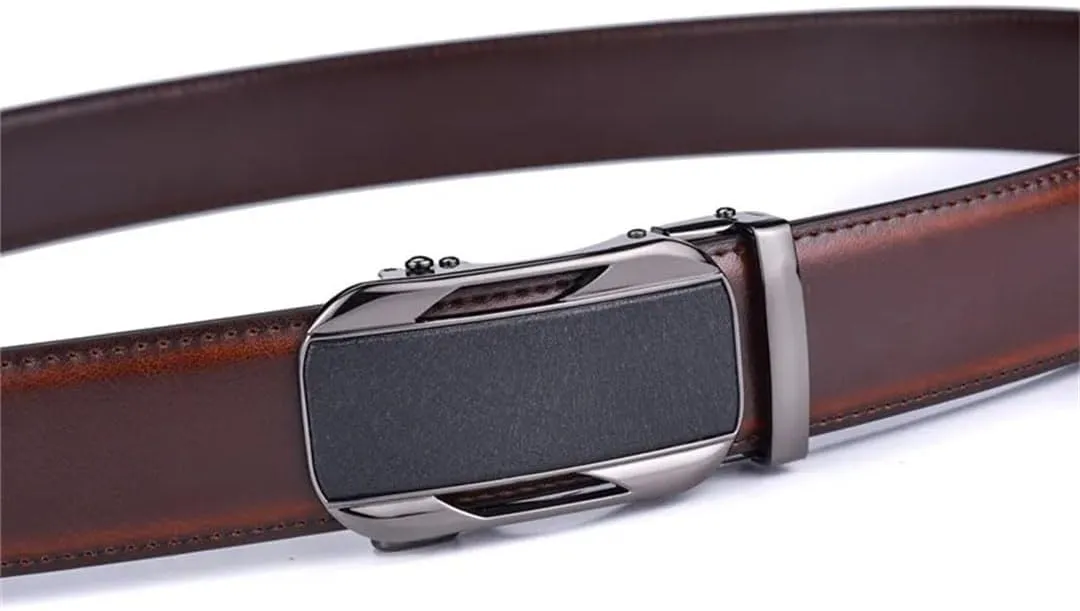 Hgvcfcv Genuine Leather Belts For Men Genuine Leather Belts For Men With Automatic Buckle Mens Belt