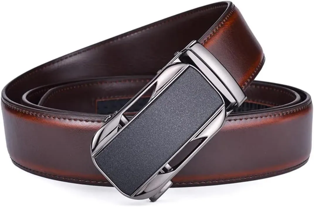 Hgvcfcv Genuine Leather Belts For Men Genuine Leather Belts For Men With Automatic Buckle Mens Belt