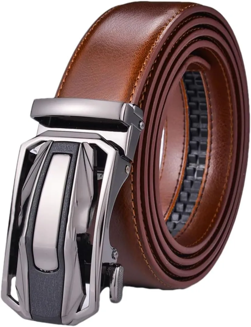 Hgvcfcv Genuine Leather Belts For Men Genuine Leather Belts For Men With Automatic Buckle Mens Belt