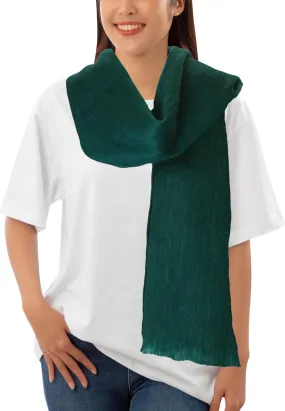 LATITUDE ZERO Alpaca Wool Blend Scarf - Unisex, Super Soft & Warm, Ideal gift for Men & Women