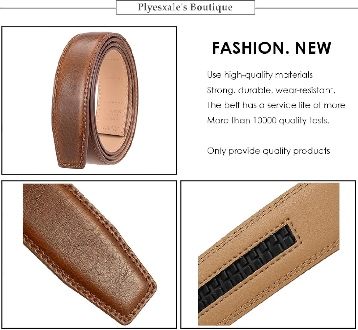 Luxury Genuine Real Leather Belts for Men