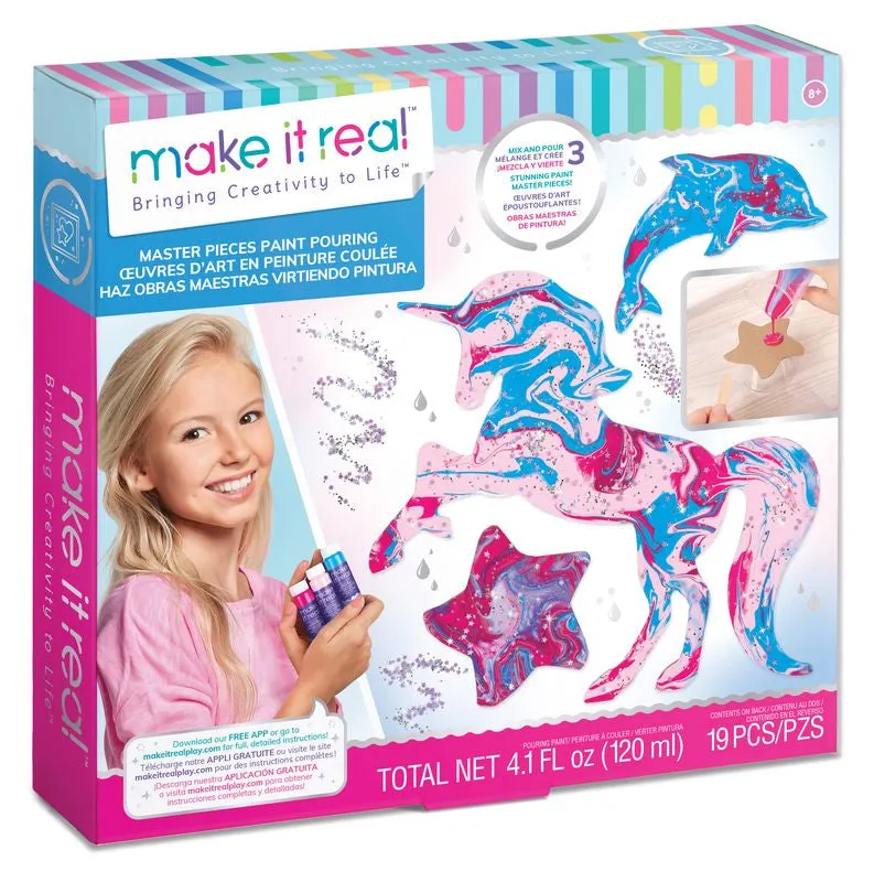Make It Real Master Pieces Paint Pouring