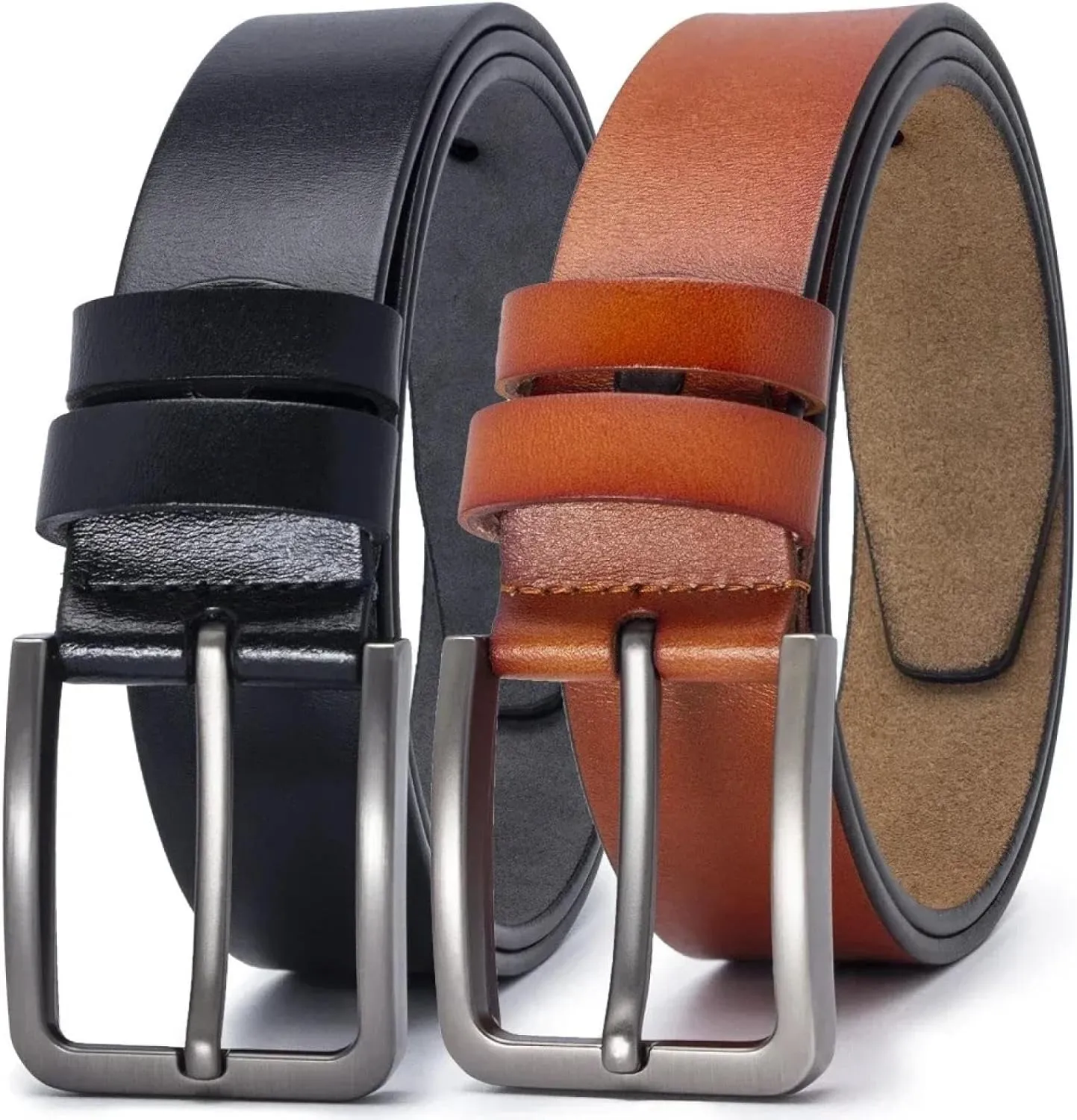 Men Belt Genuine Leather Alloy Metal Pin Buckle Jeans Casual Belts Business Cowboy Jean Pants Male Fashion