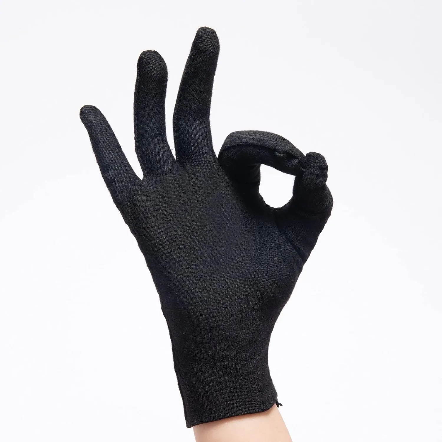 Men Women Full Fingers Gloves Cotton Wicking Breathable Gloves Wrist Length Winter Gloves for Outdoor Work