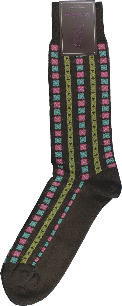 Men's Ian Vertical Rows Socks