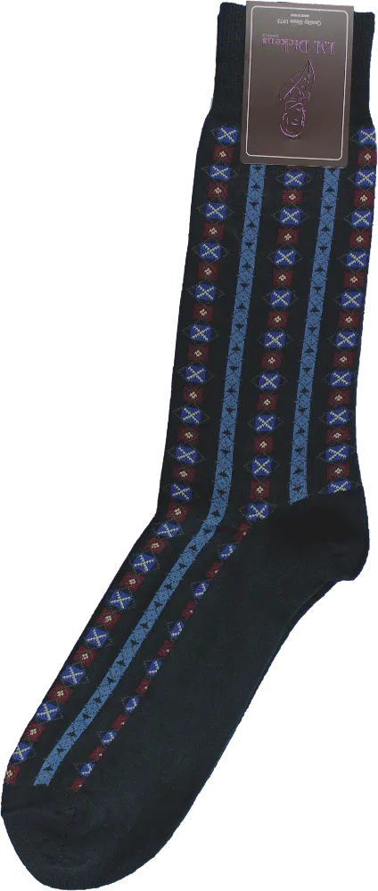 Men's Ian Vertical Rows Socks