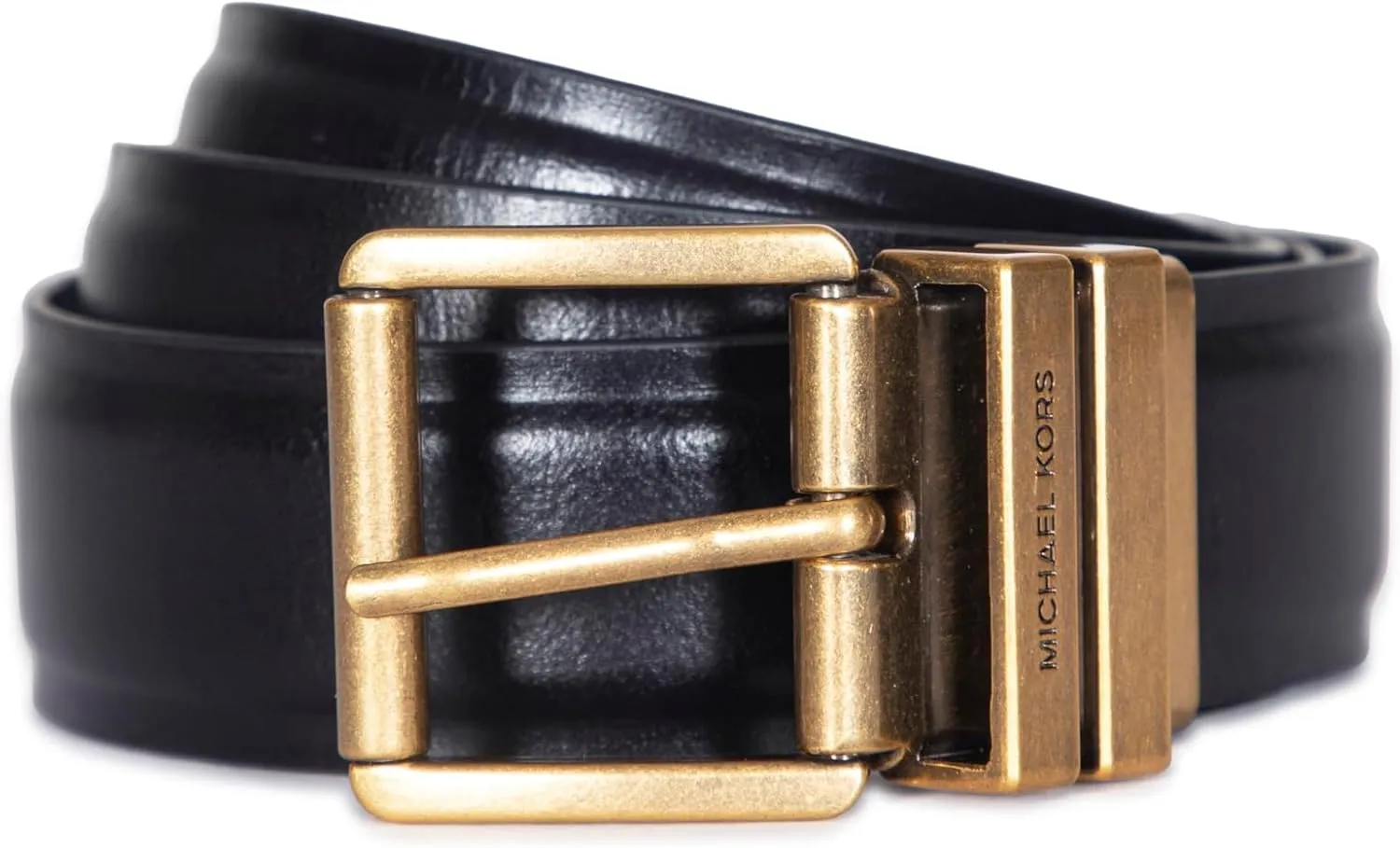 Michael Kors Women's 1.5 Inch Reversible Belt with Flattened Edge, Stylish Fashion Accessory