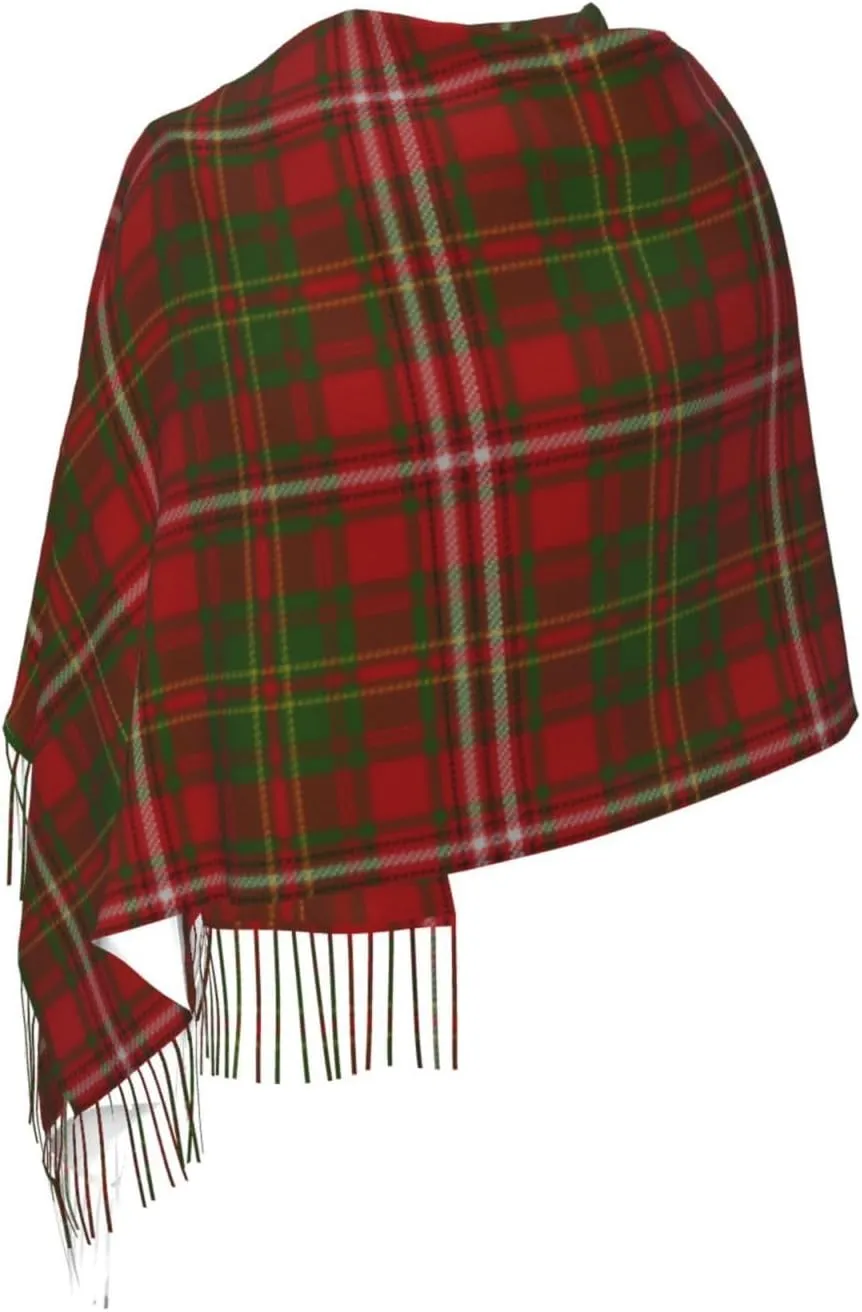 Scottish Clan Wilson Tartan Plaid Imitation Cashmere Tassel Scarf Winter Scarf Autumn Softest Classic Warm