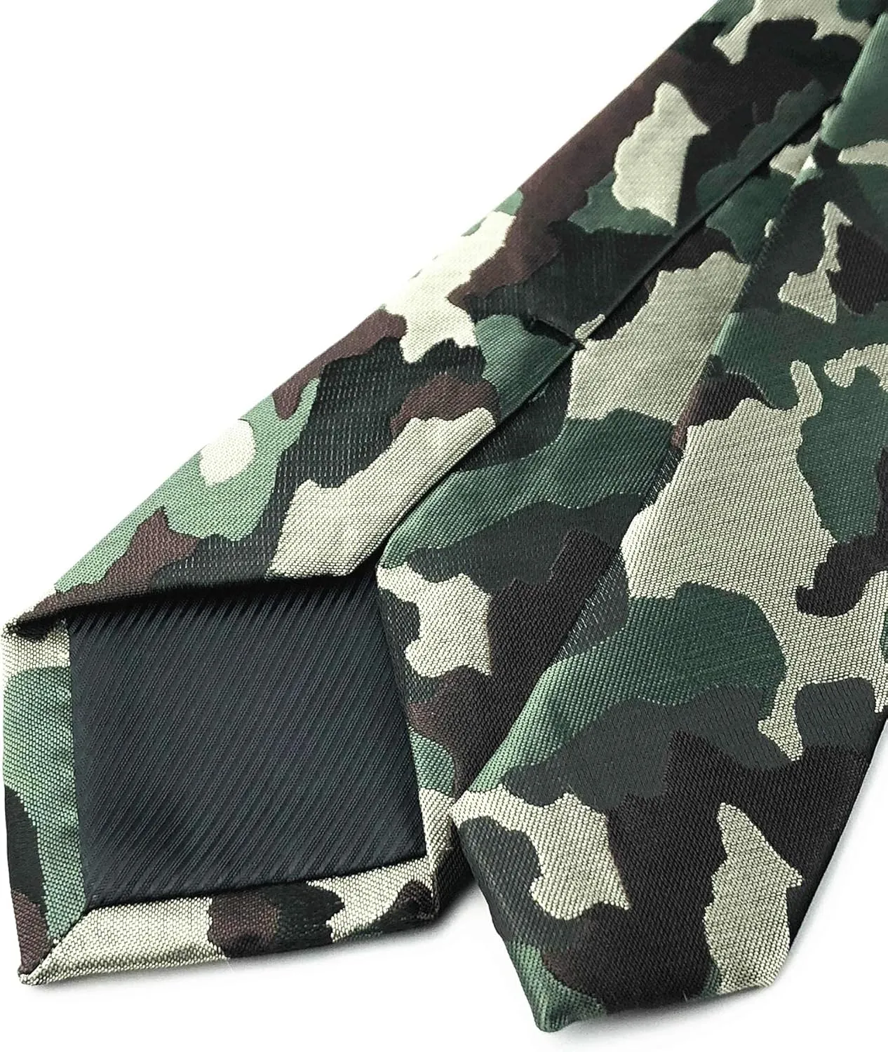 Slim Silk Necktie for Men Woven Jacquard Patterned Business Wedding Skinny Ties