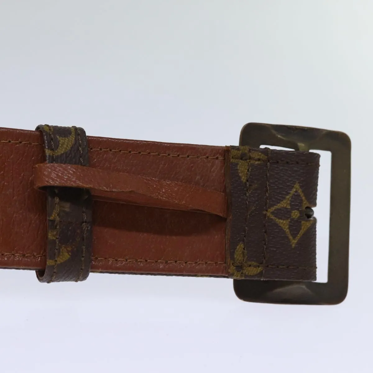 Trendy Inspired Louis Vuitton Monogram Ceinture Belt Old Model  Lv Auth Ti1660