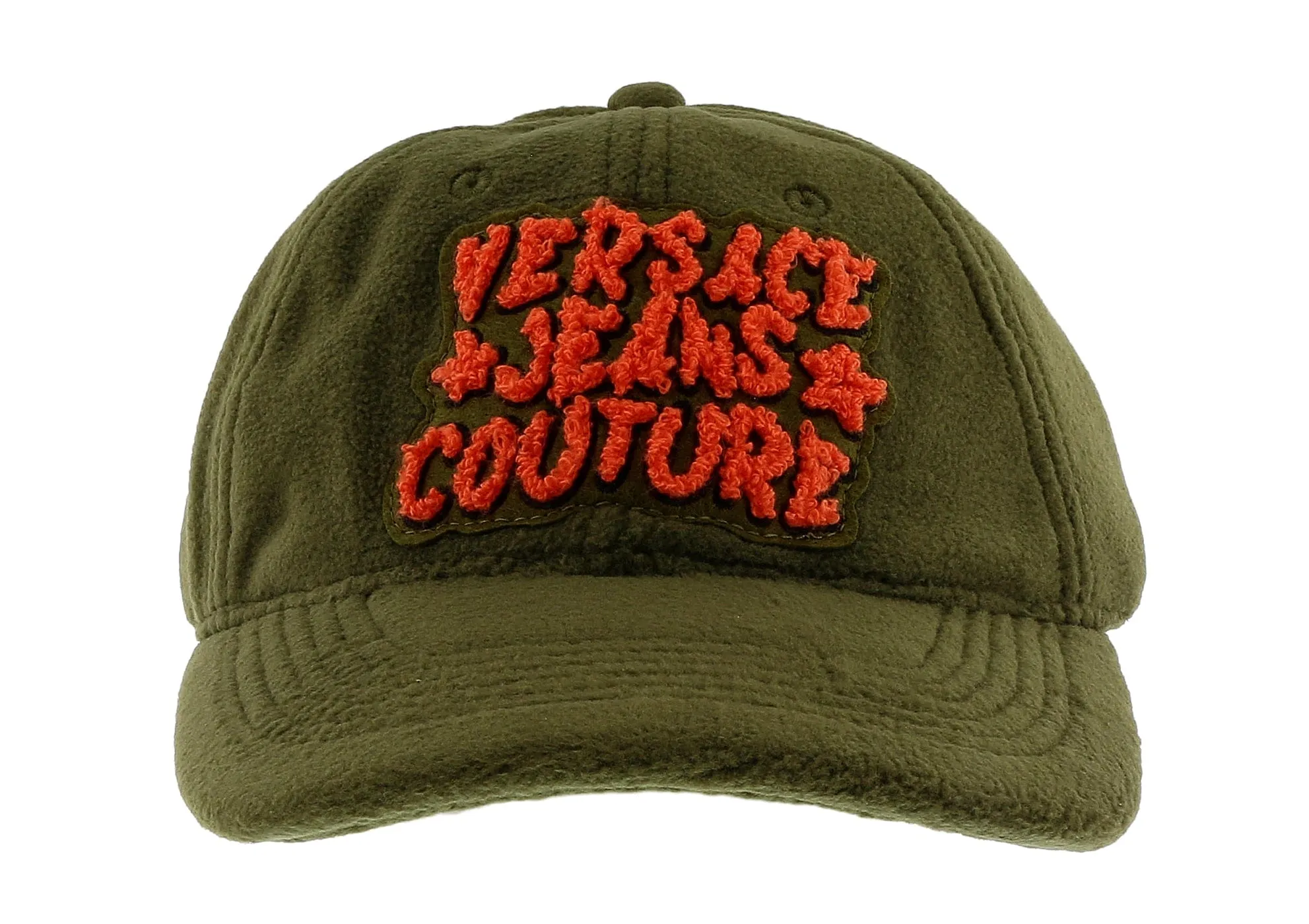 Versace Jeans Couture Dark Olive/Flame Orange  Signature Baseball Cap