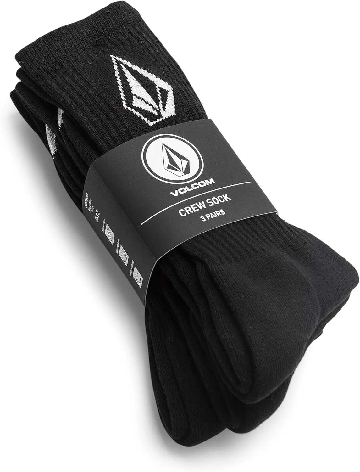 Volcom Men's Full Stone Sock 3-Pack