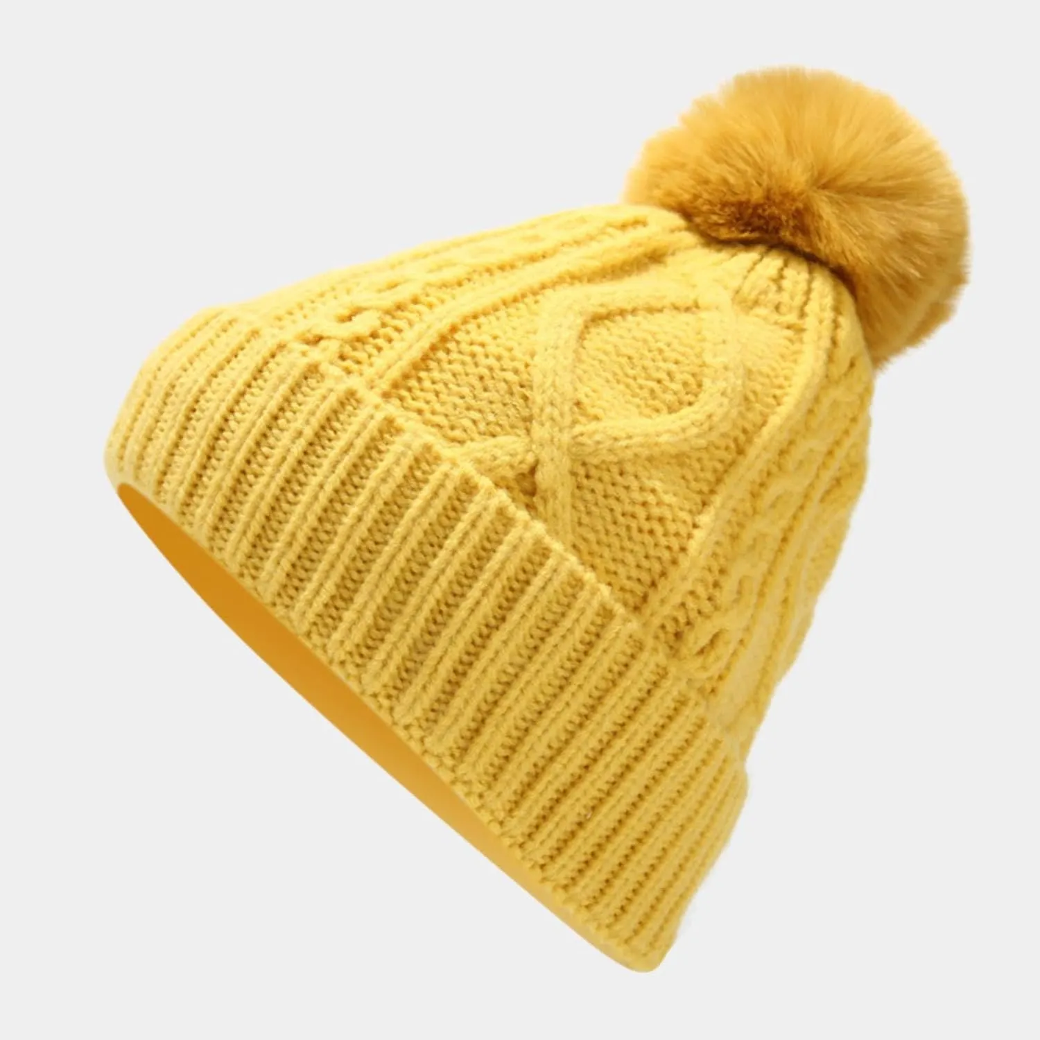 Women Winter Beanie Hat Long Scarf Touchscreen Gloves Fleece Lined Caps Neck Scarves Elastic Set Hats for Men