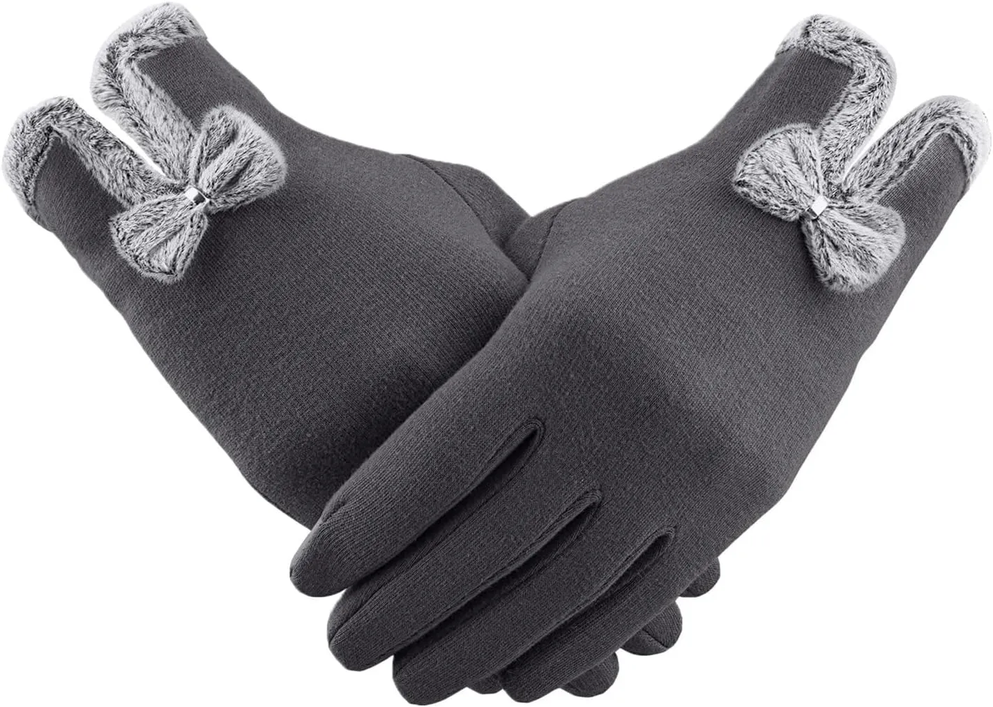 Women Winter Gloves Warm Touchscreen Glove Windproof Gloves for Women Girls Ladies Winter Elegant Fleece Wool