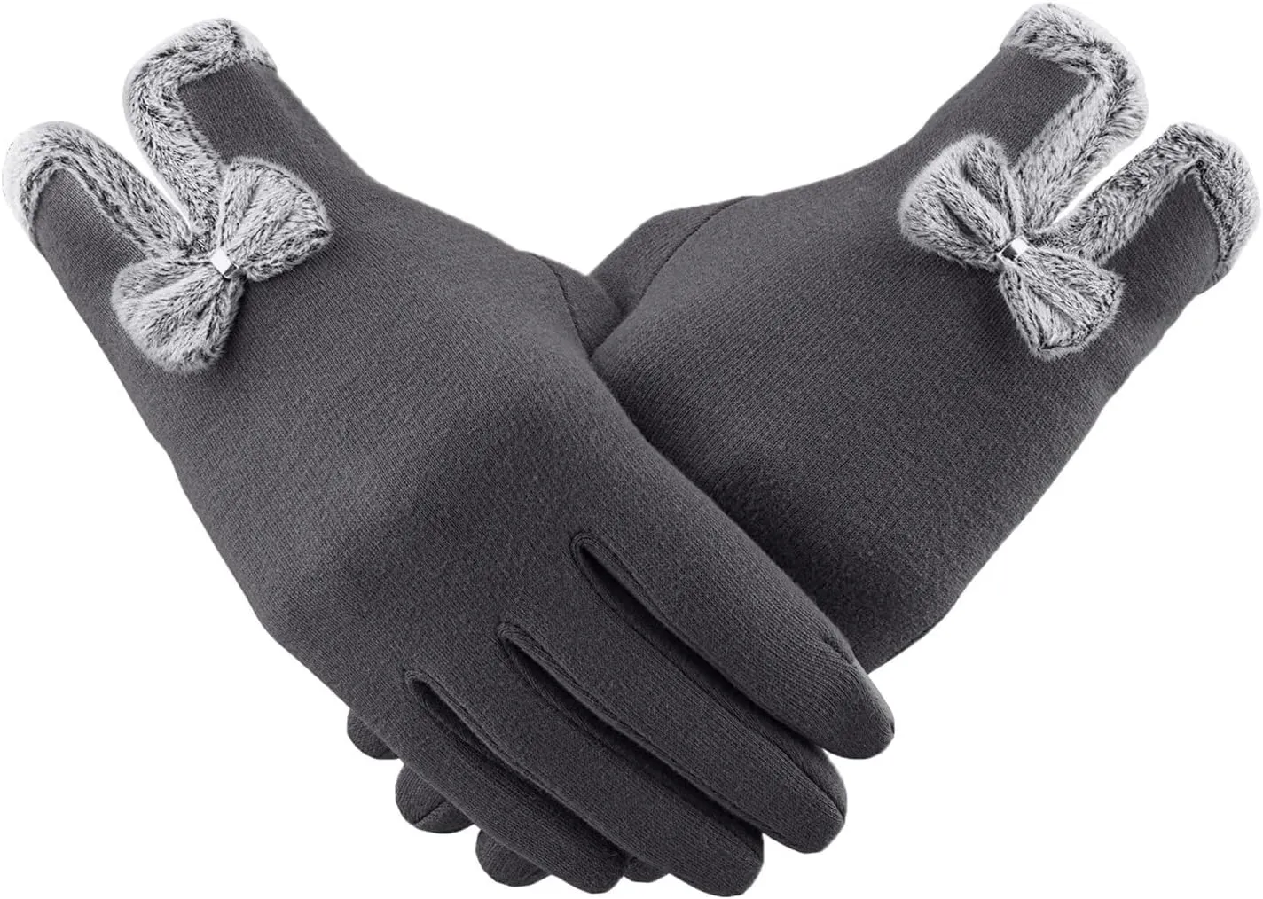 Women Winter Gloves Warm Touchscreen Glove Windproof Gloves for Women Girls Ladies Winter Elegant Fleece Wool