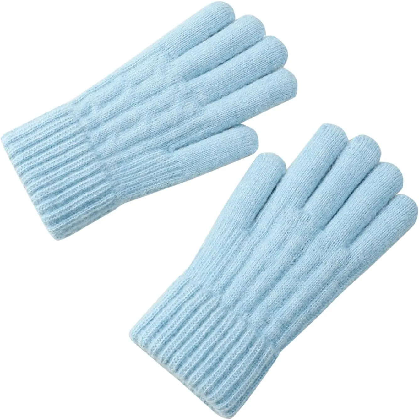Women Winter Touchscreen Gloves Soft Comfortable Thermal Elastic Stretch Texting Glove for Traveling, Cycling, Running