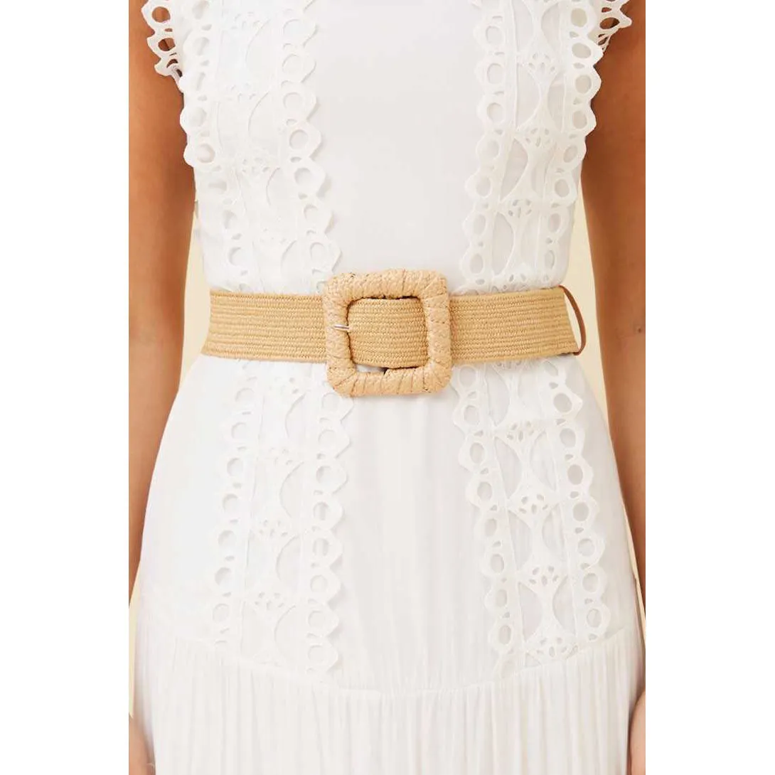 Woven Belt - Cream